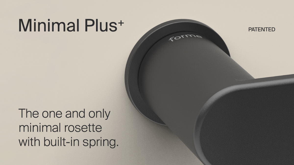 Minimal Plus, the one and only minimal rosette with built-in spring